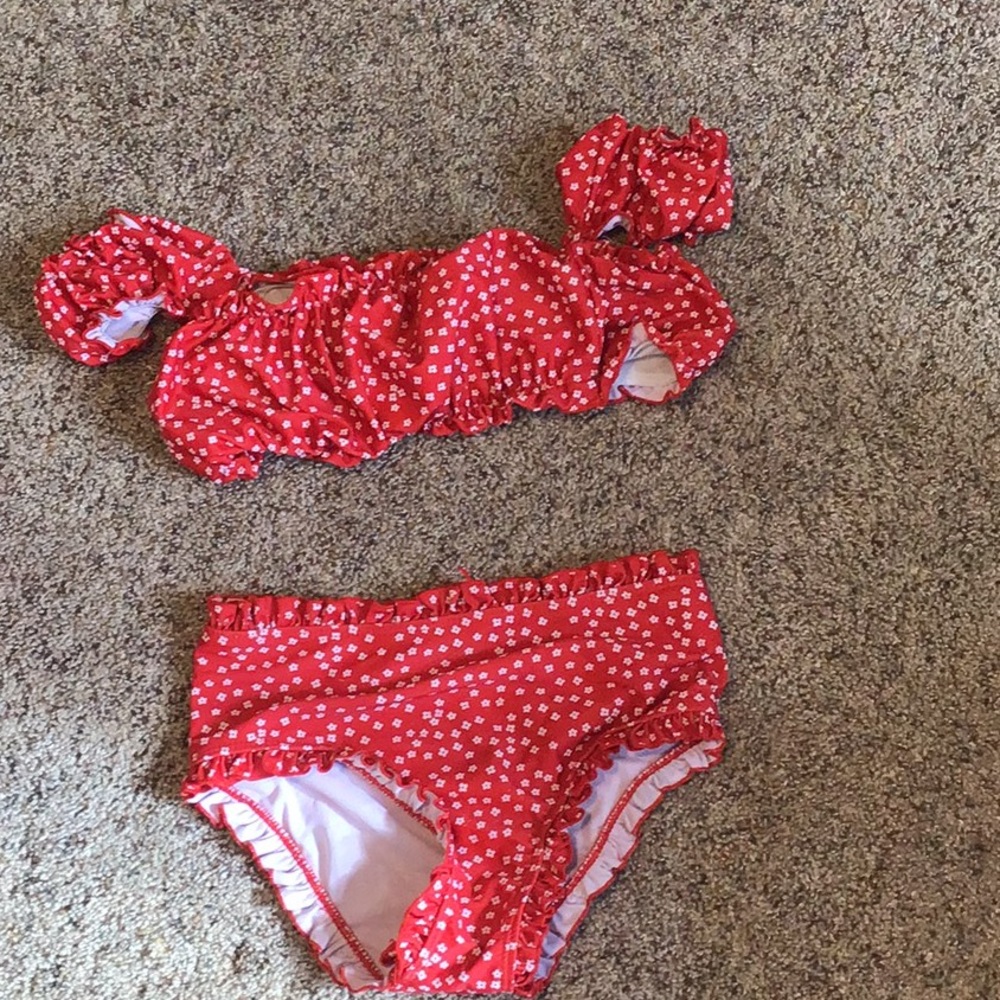 Red shein bikini